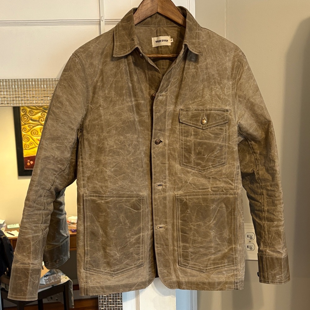 Taylor Stitch project jacket waxed Tan